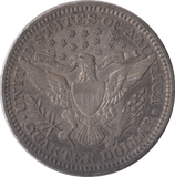 1907 SILVER QUARTER DOLLAR USA - SILVER WORLD COINS - Cambridgeshire Coins