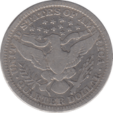 1907 SILVER QUARTER DOLLAR USA - SILVER WORLD COINS - Cambridgeshire Coins