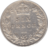 1907 SIXPENCE ( EF ) 3 - Sixpence - Cambridgeshire Coins