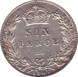 1907 SIXPENCE ( EF ) - Sixpence - Cambridgeshire Coins