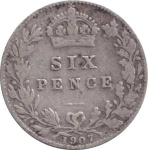 1907 SIXPENCE ( FINE ) - Sixpence - Cambridgeshire Coins