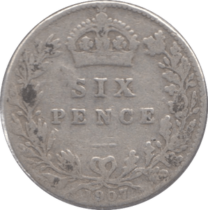 1907 SIXPENCE ( FINE ) - Sixpence - Cambridgeshire Coins