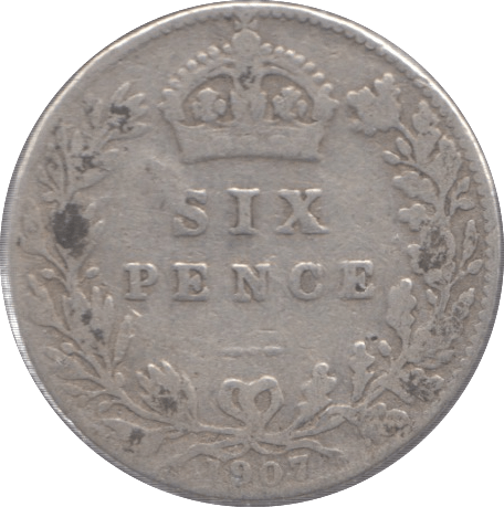 1907 SIXPENCE ( FINE ) - Sixpence - Cambridgeshire Coins