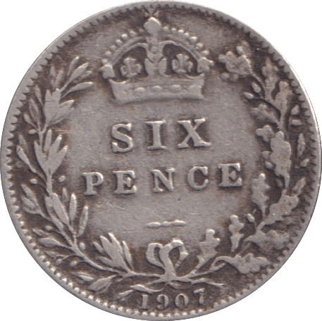 1907 SIXPENCE ( FINE ) - Sixpence - Cambridgeshire Coins