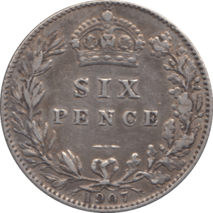 1907 SIXPENCE ( GF ) 3 - Sixpence - Cambridgeshire Coins