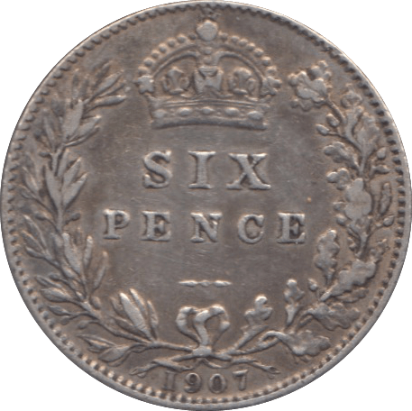 1907 SIXPENCE ( GF ) 3 - Sixpence - Cambridgeshire Coins