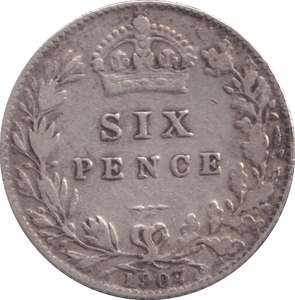 1907 SIXPENCE ( GF ) - Sixpence - Cambridgeshire Coins