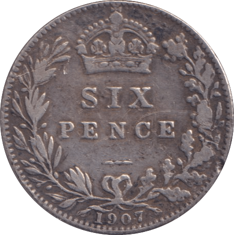 1907 SIXPENCE ( GF ) - Sixpence - Cambridgeshire Coins