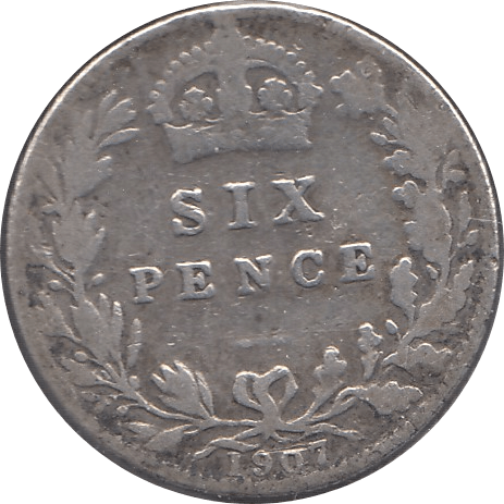 1907 SIXPENCE ( NF ) 1 - Sixpence - Cambridgeshire Coins