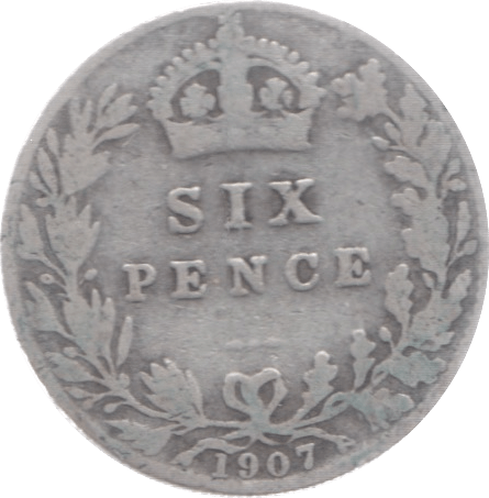 1907 SIXPENCE ( NF ) 6 - Sixpence - Cambridgeshire Coins