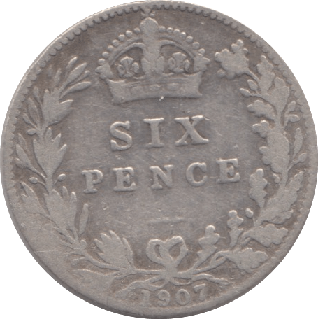 1907 SIXPENCE ( NF ) - Sixpence - Cambridgeshire Coins
