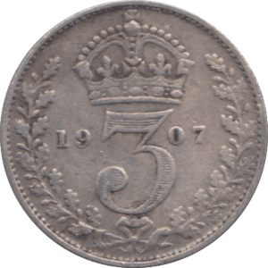 1907 THREEPENCE ( GF ) - Threepence - Cambridgeshire Coins