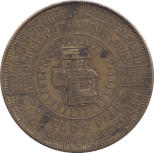 1907 WORLDS FAIR COMPETITION TOKEN MISSOURI - OTHER TOKENS - Cambridgeshire Coins