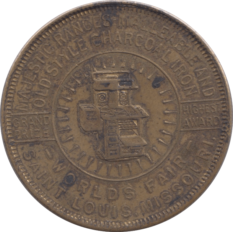 1907 WORLDS FAIR COMPETITION TOKEN MISSOURI - OTHER TOKENS - Cambridgeshire Coins