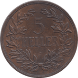 1908 1 HELLER GERMAN EAST AFRICA - WORLD COINS - Cambridgeshire Coins