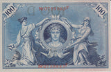 1908 100 MARK GERMAN INFLATION BANKNOTE GERMANY REF 771 - World Banknotes - Cambridgeshire Coins