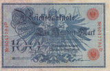 1908 100 MARKS INFLATION ISSUE BANKNOTE GERMANY REF 1101 - World Banknotes - Cambridgeshire Coins