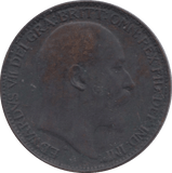 1908 FARTHING ( GVF ) 2 - Farthing - Cambridgeshire Coins