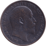 1908 FARTHING ( UNC ) - Farthing - Cambridgeshire Coins