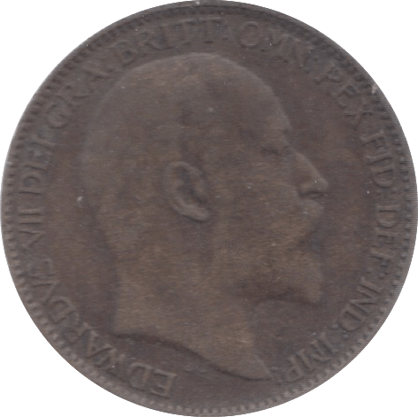 1908 FARTHING ( VF ) 23 - Farthing - Cambridgeshire Coins