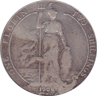 1908 FLORIN ( F ) - Florin - Cambridgeshire Coins