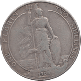 1908 FLORIN ( FINE ) 3 - Florin - Cambridgeshire Coins