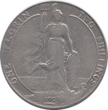 1908 FLORIN ( FINE ) 8 - Florin - Cambridgeshire Coins