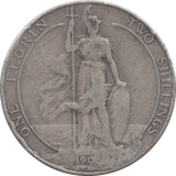 1908 FLORIN ( FINE ) 8 - Florin - Cambridgeshire Coins