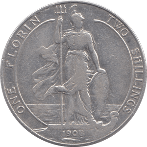 1908 FLORIN ( FINE ) - FLORIN - Cambridgeshire Coins