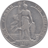 1908 FLORIN ( FINE ) - FLORIN - Cambridgeshire Coins