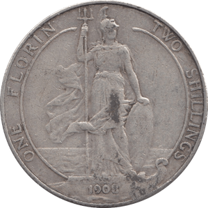 1908 FLORIN ( GF ) 3 - Florin - Cambridgeshire Coins