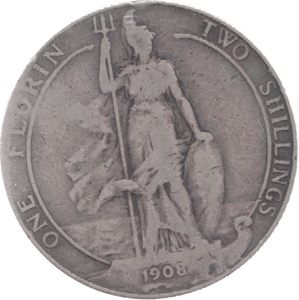 1908 FLORIN ( GF ) 6 - Florin - Cambridgeshire Coins
