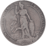 1908 FLORIN ( GF ) 6 - Florin - Cambridgeshire Coins
