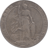 1908 FLORIN ( GF ) - Florin - Cambridgeshire Coins