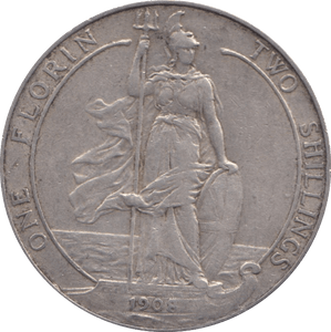 1908 FLORIN ( VF ) 4 - Florin - Cambridgeshire Coins