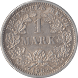 1908 GERMANY SILVER 1 MARK - SILVER WORLD COINS - Cambridgeshire Coins