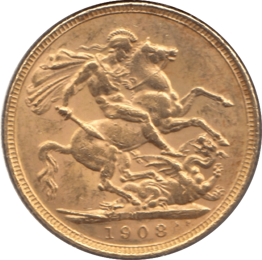 1908 GOLD SOVEREIGN ( GVF ) MELBOURNE MINT - Sovereign - Cambridgeshire Coins