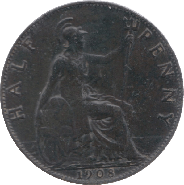 1908 HALFCROWN ( AUNC ) 10 - Halfpenny - Cambridgeshire Coins