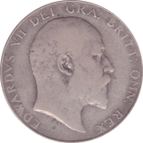 1908 HALFCROWN ( FINE ) B - Halfcrown - Cambridgeshire Coins