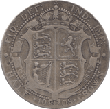 1908 HALFCROWN ( FINE ) - Halfcrown - Cambridgeshire Coins