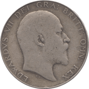 1908 HALFCROWN ( FINE ) - Halfcrown - Cambridgeshire Coins