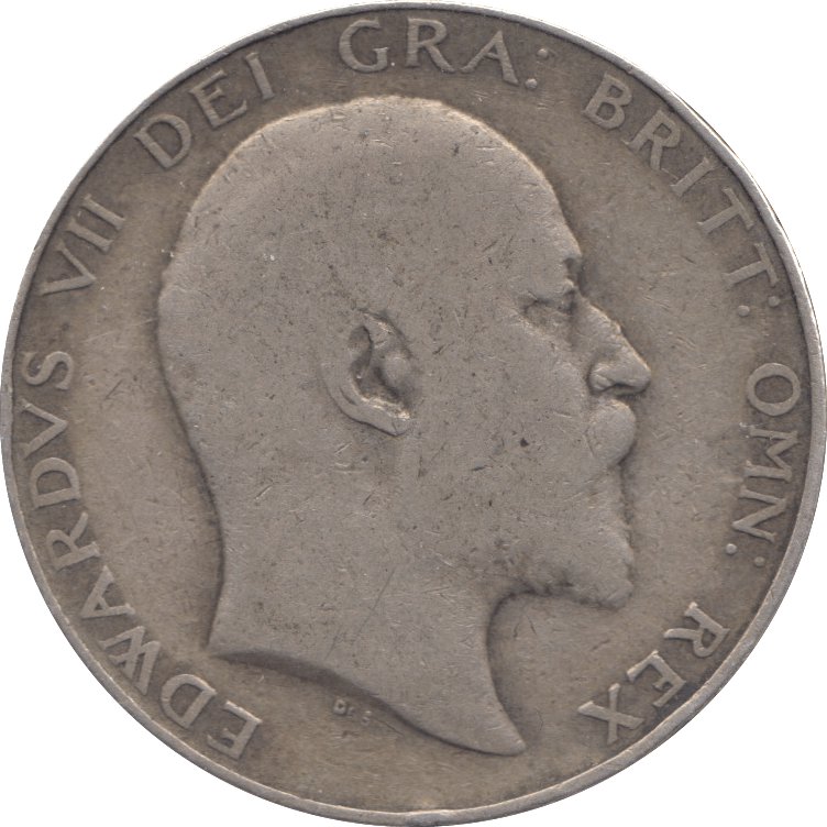 1908 HALFCROWN ( FINE ) - Halfcrown - Cambridgeshire Coins
