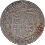 1908 HALFCROWN ( FINE ) - HALFCROWNS - Cambridgeshire Coins