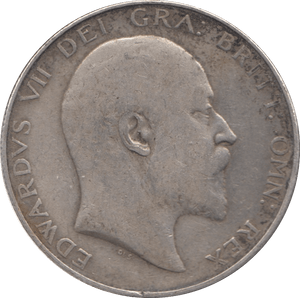 1908 HALFCROWN ( FINE ) - HALFCROWNS - Cambridgeshire Coins