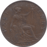 1908 HALFPENNY ( EF ) 18 - Halfpenny - Cambridgeshire Coins