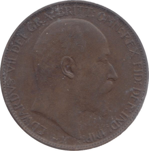 1908 HALFPENNY ( EF ) 18 - Halfpenny - Cambridgeshire Coins