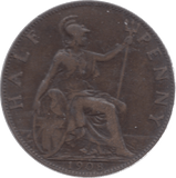 1908 HALFPENNY ( GF ) 23 - Halfpenny - Cambridgeshire Coins