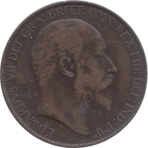 1908 HALFPENNY ( GF ) 23 - Halfpenny - Cambridgeshire Coins