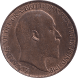 1908 HALFPENNY ( UNC ) - Halfpenny - Cambridgeshire Coins