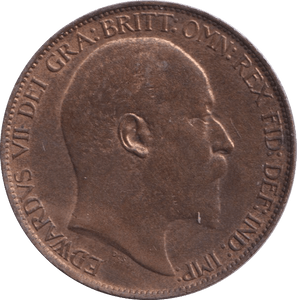 1908 HALFPENNY ( UNC ) - Halfpenny - Cambridgeshire Coins